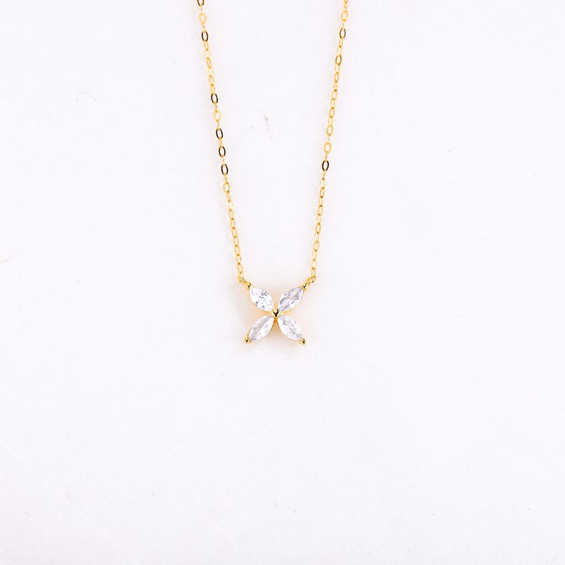 Four-Leaf Clover Pendant Necklace — view 6