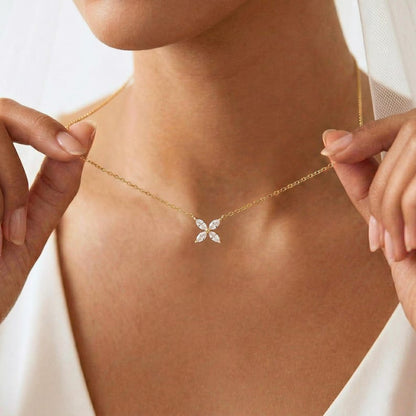 Four-Leaf Clover Pendant Necklace — view 5