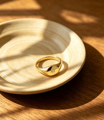North Star Signet Ring — view 6